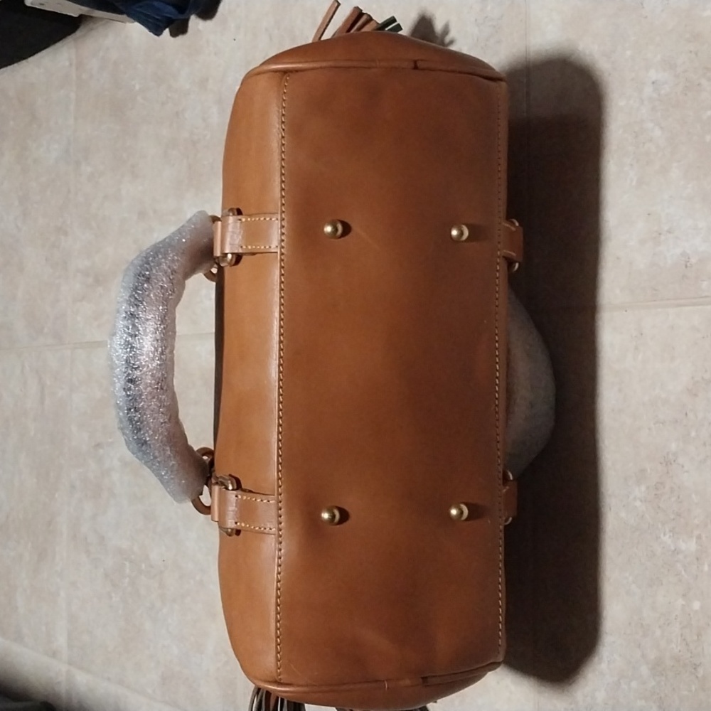 Dooney & Bourke Florentine Leather Satchel - Picture 6 of 9
